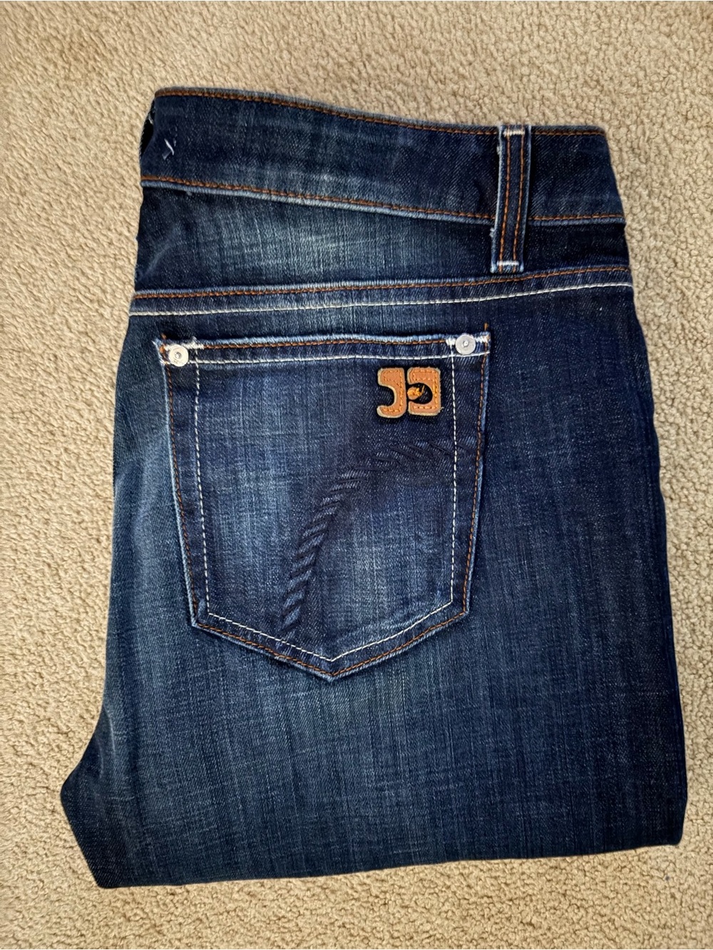 Joe's Jeans Dark Blue Boot Cut Jeans